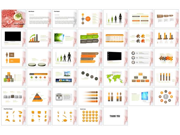 Meat PowerPoint Templates Meat PowerPoint Backgrounds Templates For 