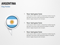 Argentina Flag Pointer