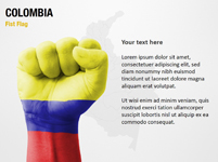 Colombia Fist Flag