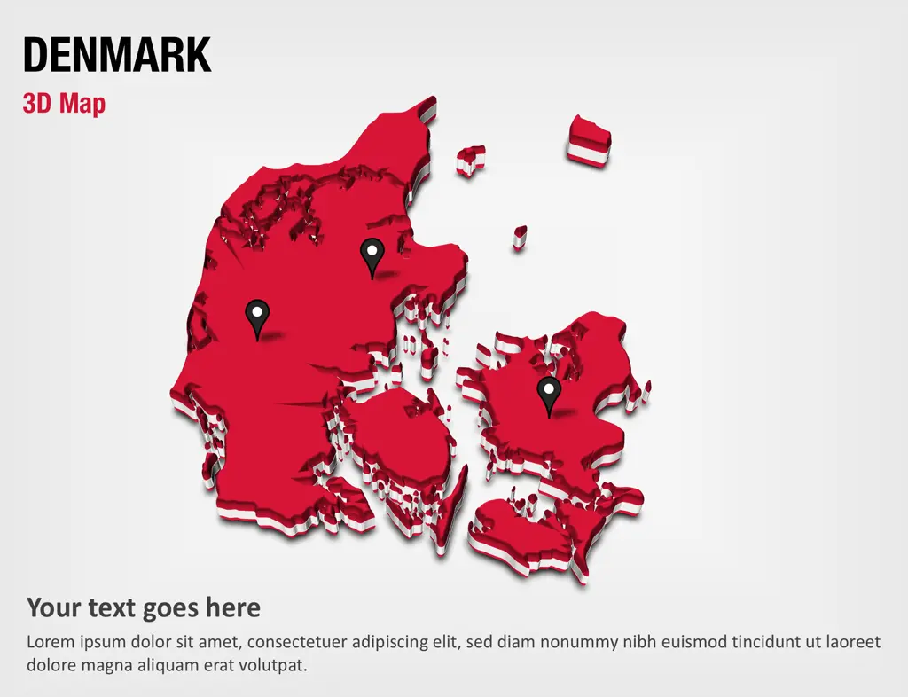 Denmark 3D Map