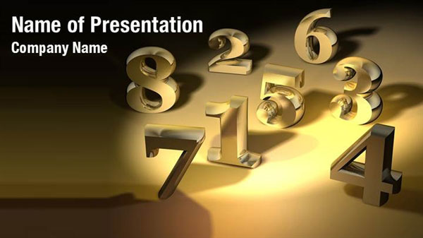 Numbers Powerpoint Templates Free Download