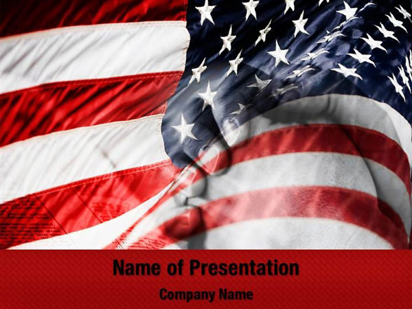 Flag Of The United States Of America Powerpoint Templates Flag Of The
