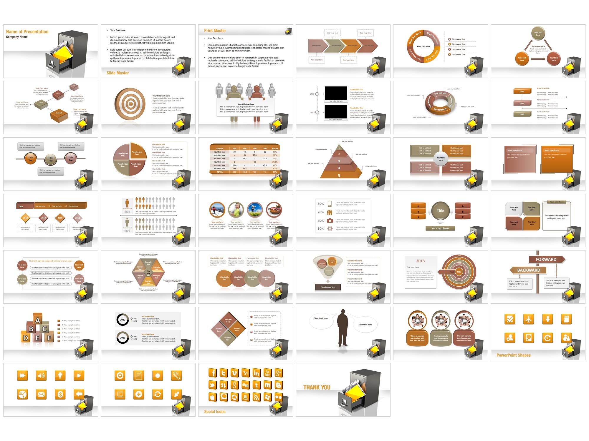 Online Database PowerPoint Templates Online Database PowerPoint