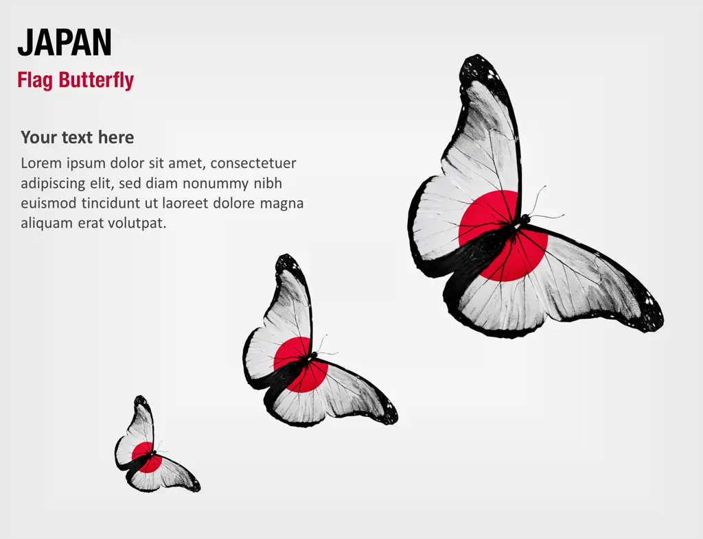 Japan Flag Butterfly