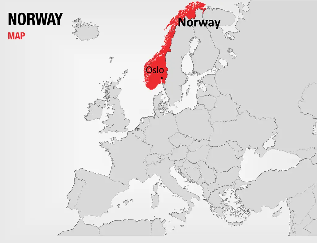 Norway on World Map