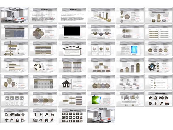 Living Room Design PowerPoint Templates - Living Room ...