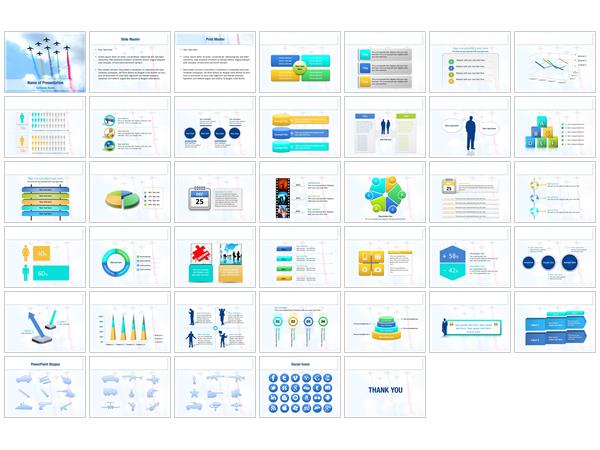 Aircraft Parade Powerpoint Templates - Aircraft Parade Powerpoint 