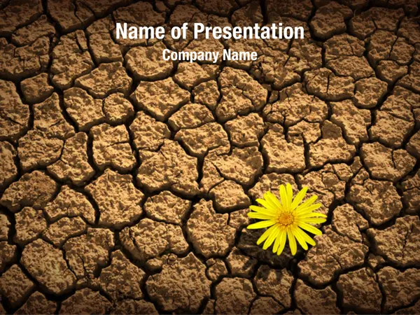 Dried Soil PowerPoint Template