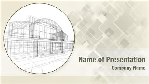 Wireframe of Office Building