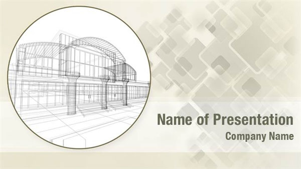 Wireframe of Office Building