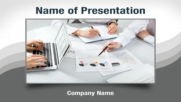 Financial Meeting PowerPoint Template