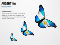 Argentina Flag Butterfly