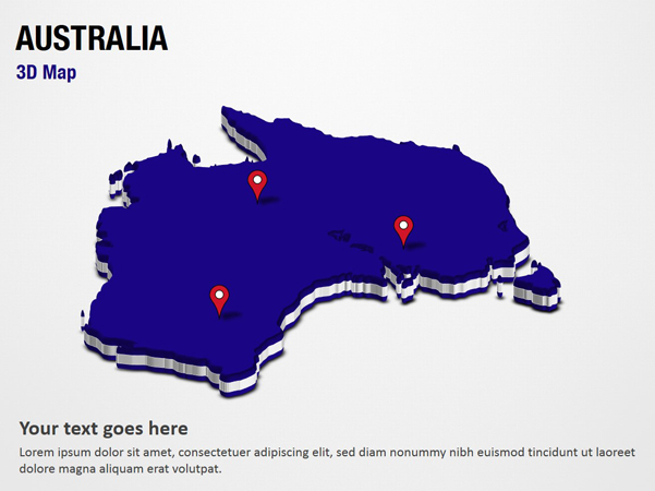Australia 3D Map