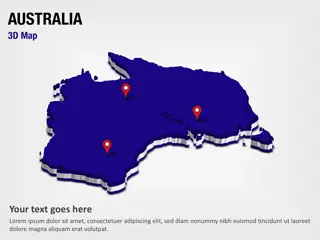 Mapa 3D da Austrália