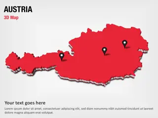 Österreich 3D-Karte