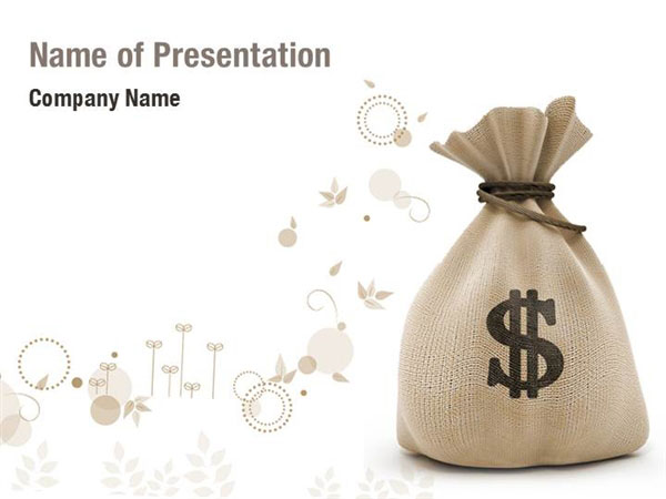 Money Sack PowerPoint Templates - Money Sack PowerPoint Backgrounds,  Templates for PowerPoint, Presentation Templates, PowerPoint Themes