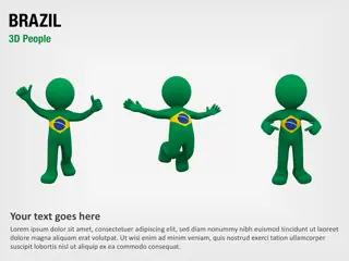 Brasilien 3D Personen