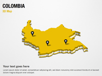 Colombia 3D Map