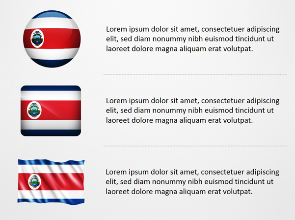 Costa Rica Flag Icons