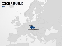 Czech Republic on World Map