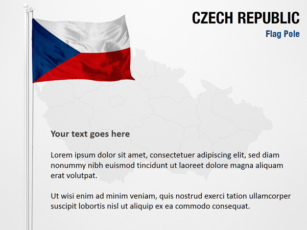 Czech Republic Flag Pole