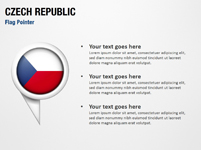 Czech Republic Flag Pointer