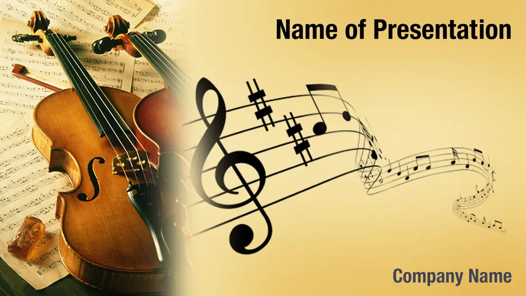 Violin Music PowerPoint Templates - Violin Music PowerPoint Backgrounds,  Templates for PowerPoint, Presentation Templates, PowerPoint Themes