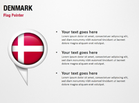 Denmark Flag Pointer