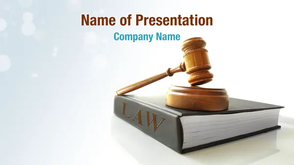 Legal Studies PowerPoint Template