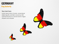 Germany Flag Butterfly