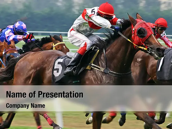 Horse Races PowerPoint Template