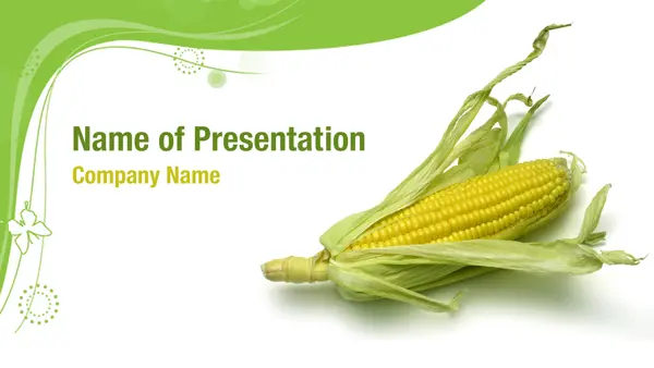 Corn Cob PowerPoint Template