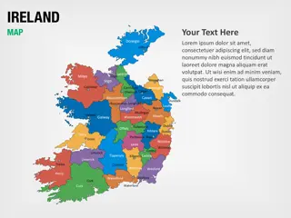 Mapa da Irlanda