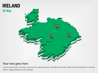 Mapa 3D de Irlanda