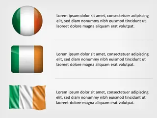 Iconos de la bandera de Irlanda