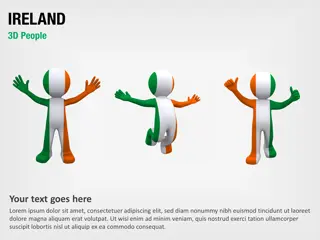 Irland 3D Personen