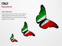 Italy Flag Butterfly
