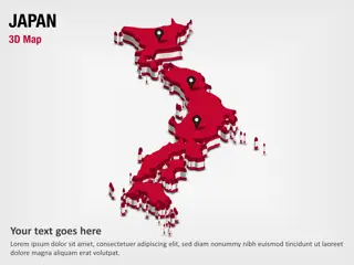 Mapa 3D de Japón