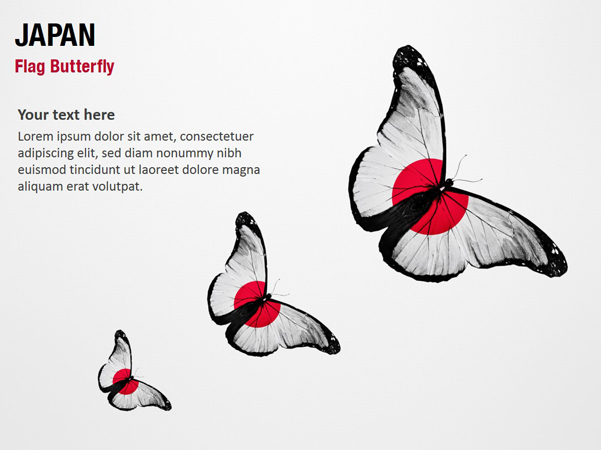 Japan Flag Butterfly
