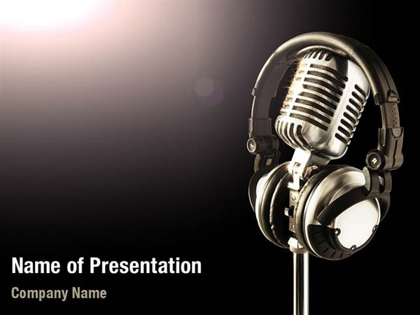 Audio Recording Powerpoint Templates Audio Recording Powerpoint Backgrounds Templates For Powerpoint Presentation Templates Powerpoint Themes