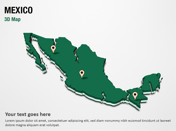 Mexico 3D Map
