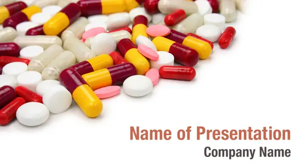 Colorful Pills PowerPoint Template