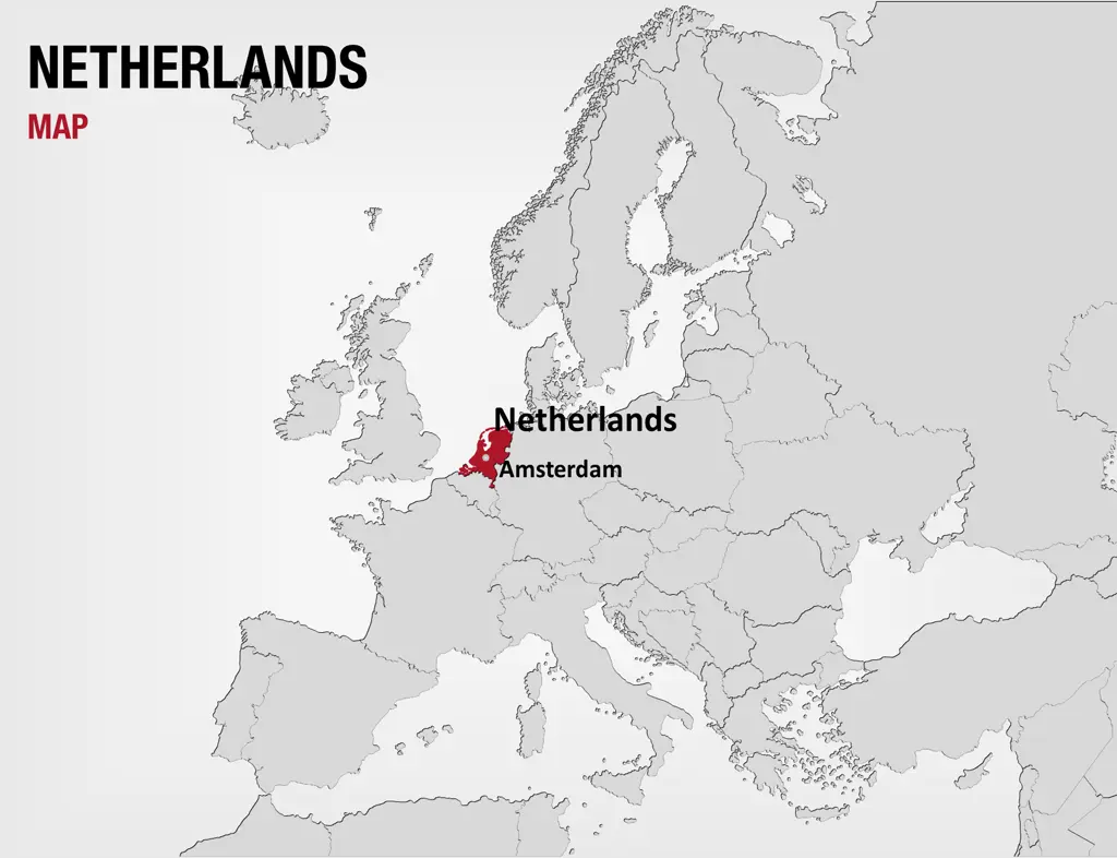 Netherlands on World Map