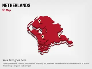 Niederlande 3D-Karte