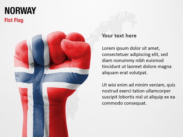 Norway Fist Flag