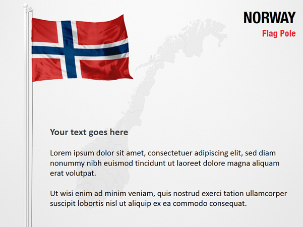 Norway Flag Pole