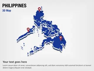 Philippinen 3D Karte