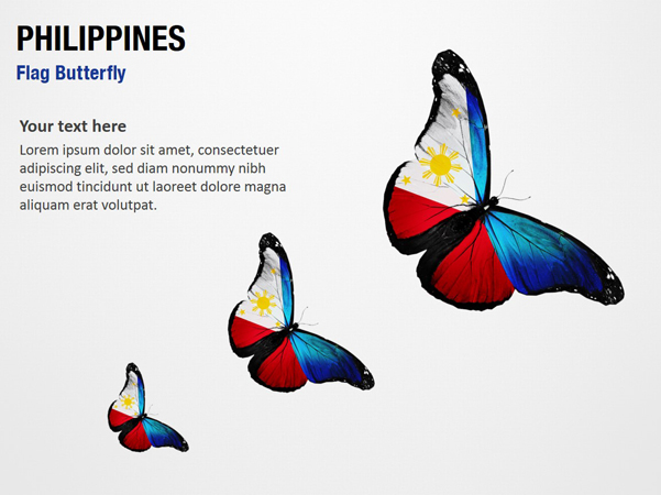 Philippines Flag Butterfly