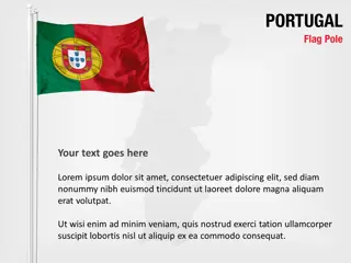 Portugal Flaggenmast