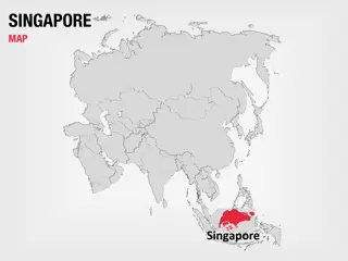 Singapur en el Mapa Mundial